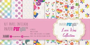 Papers For You - Paper Pack- Love Wins  30.5 x 31 cm 