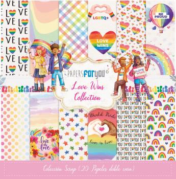 Papers For You - Paper Pack - Love Wins 6x6 Inch 