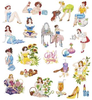 Papers For You - Die Cuts - Pin Up Party  - Stanzteile