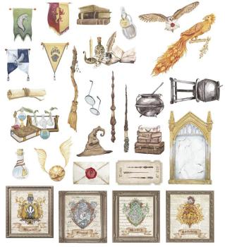 Papers For You - Die Cuts - Wizarding Adventure  - Stanzteile