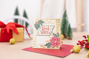 Gemini Decorative Frame Stamp & Die Christmas Foliage  - Stempel & Stanze 