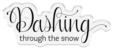 Gemini Decorative Frame Stamp & Die Dashing Through the Snow  - Stempel & Stanze 