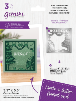 Gemini Decorative Frame Stamp & Die Home for Christmas  - Stempel & Stanze 