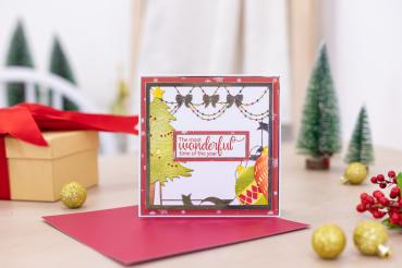 Gemini Decorative Frame Stamp & Die Home for Christmas  - Stempel & Stanze 