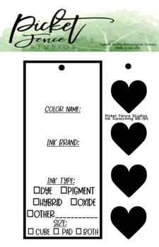 Picket Fence Studios - Clear Stamp - "Ink Swatching " Stempel 