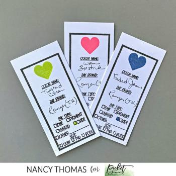 Picket Fence Studios - Clear Stamp - "Ink Swatching " Stempel 