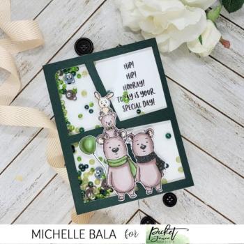 Picket Fence Studios -  Bears in the Forest Sequin Mix  - Pailetten