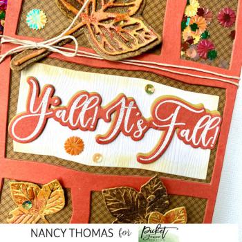 Picket Fence Studios -  Orange Bottlecap Flowers Sequin Mix  - Pailetten