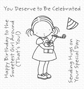 My Favorite Things Stempelset "Happy Birthday to the Sweetest Girl" Clear Stamp Set