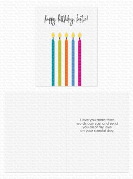 My Favorite Things Stempelset "Inside & Out Birthday Greetings" Clear Stamp