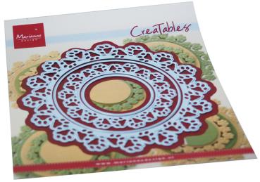 Marianne Design Creatables - Dies -  Paw Prints Circle  - Präge - und Stanzschablone 