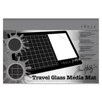 Tim Holtz -  Travel Glass Media Mat  - Glasmatte für Unterwegs