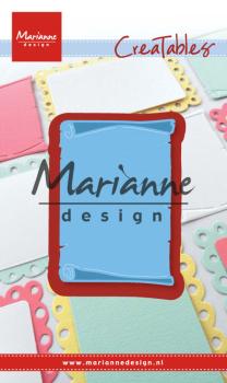 Marianne Design Creatables - Dies -  Scroll  - Präge - und Stanzschablone 