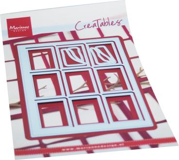 Marianne Design Creatables - Dies -  Snowy Window  - Präge - und Stanzschablone 