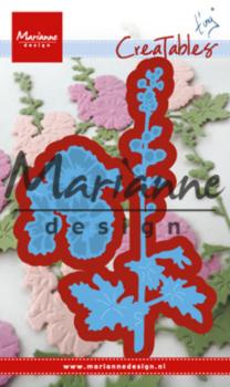 Marianne Design Creatables - Dies -  Tiny's Hollyhock  - Präge - und Stanzschablone 