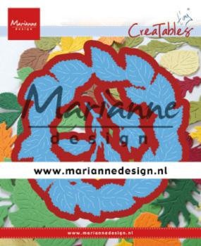 Marianne Design Creatables - Dies -  Tiny's Leaves Wreath  - Präge - und Stanzschablone 