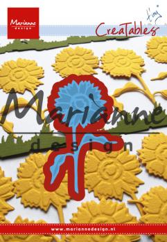 Marianne Design Creatables - Dies -  Tiny's Sunflower  - Präge - und Stanzschablone 