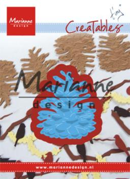 Marianne Design Creatables - Dies -  Tiny's Pine Cone Large  - Präge - und Stanzschablone 
