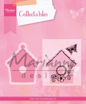 Marianne Design -Collectables - Stamp & Dies -  Birdhouse Flowers  - Stempel und Stanzschablone