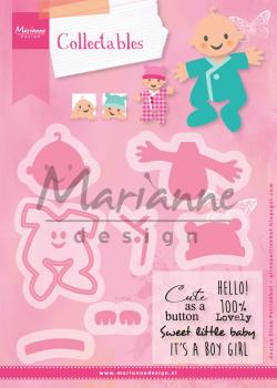 Marianne Design -Collectables - Stamp & Dies -  Eline's Baby  - Stempel und Stanzschablone