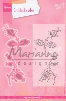 Marianne Design -Collectables - Stamp & Dies -  Flowers  - Stempel und Stanzschablone