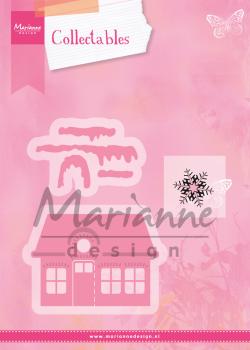 Marianne Design -Collectables - Stamp & Dies -  Low House  - Stempel und Stanzschablone