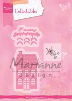 Marianne Design -Collectables - Stamp & Dies -  Tall House  - Stempel und Stanzschablone