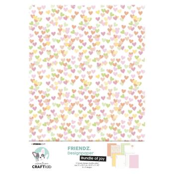 Creative Craft Lab - Studio Light - Friendz Paper Pad - Bundle of joy - Papier Pack 