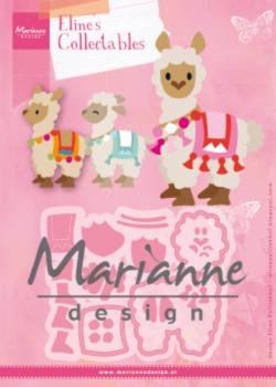 Marianne Design Collectables -  Dies - Eline's Alpaca  - Präge - und Stanzschablone 