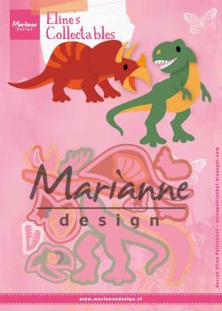 Marianne Design Collectables -  Dies - Eline's Dinosaurs  - Präge - und Stanzschablone 