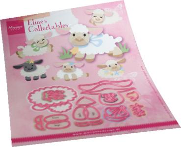 Marianne Design Collectables -  Dies - Eline's Lamb  - Präge - und Stanzschablone 