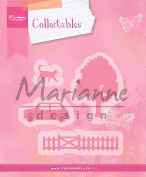 Marianne Design Collectables -  Dies - Village Decoration Set 2  - Präge - und Stanzschablone 