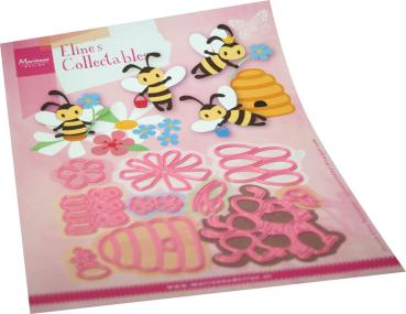 Marianne Design Collectables -  Dies - Eline's Bees  - Präge - und Stanzschablone 