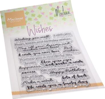 Marianne Design - Clear Stamps -  Wishes - Stempel 