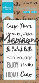 Marianne Design - Clear Stamps -  Carpe Diem - Stempel 