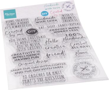 Marianne Design - Clear Stamps -  Crafting Sentiments - Stempel 