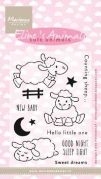 Marianne Design - Clear Stamps - Cute Animals Sheep - Stempel 