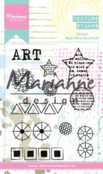 Marianne Design - Clear Stamps - Texture Art - Stempel 