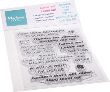 Marianne Design - Clear Stamps -  Level Up - Stempel 