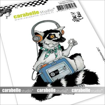 Carabelle Studio - Gummistempel - The 80's lemur - Stempel