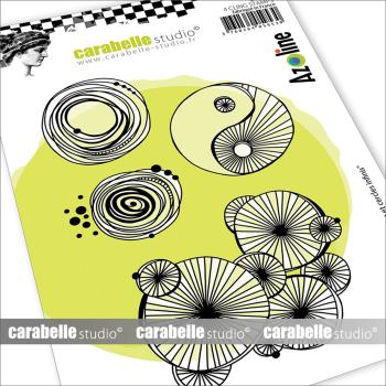 Carabelle Studio - Gummistempel - Yin Yang and infinite circles - Stempel