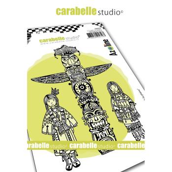 Carabelle Studio - Cling Stamp Art - Plain zinuks - Stempel