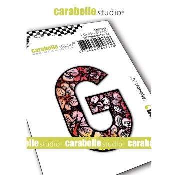 Carabelle Studio - Cling Stamp Art - Alphabet G - Stempel