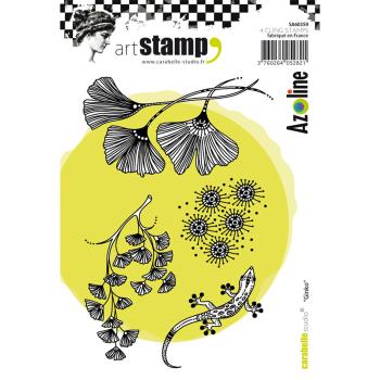 Carabelle Studio - Cling Stamp Art - Ginko - Stempel