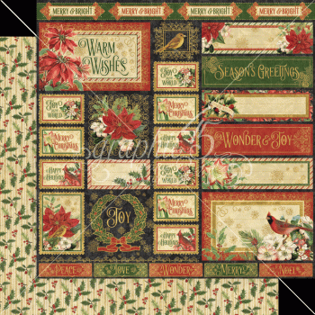 Graphic 45 "Warm Wishes" 8x8" Paper Pad