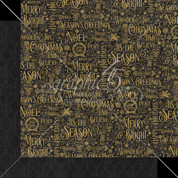 Graphic 45 "Warm Wishes" 12x12" Patterns & Solid Pad