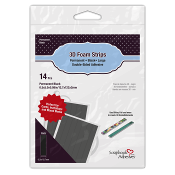 Scrapbook Adhesives - 3D Foam Strips  - Schaumklebeband Streifen