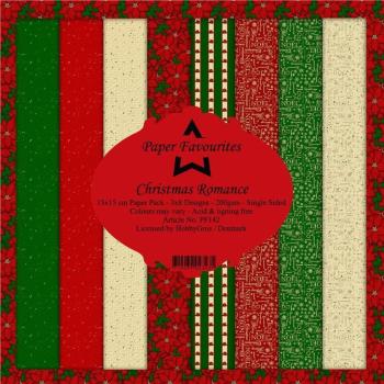 Paper Favourites - "  Christmas Romance  " - Paper Pack - 6x6 Inch