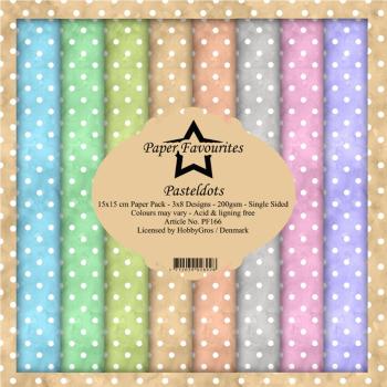 Paper Favourites - "  Pastel Dots  " - Paper Pack - 6x6 Inch