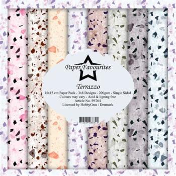 Paper Favourites - "  Terrazzo  " - Paper Pack - 6x6 Inch